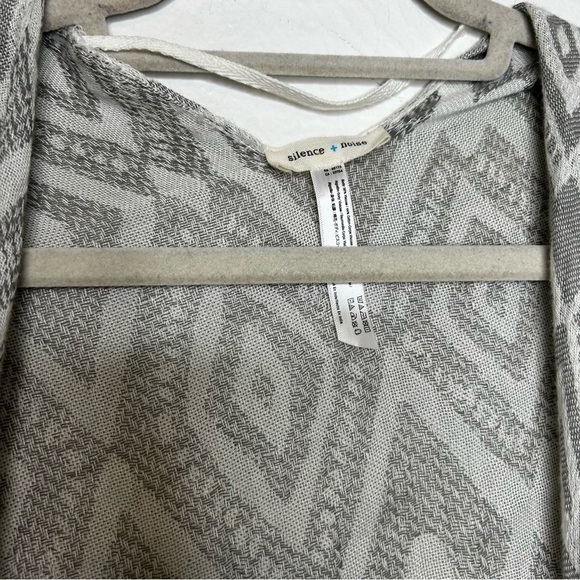 Anthropologie Geometric Open Front Knit Cardigan - Picture 6 of 6